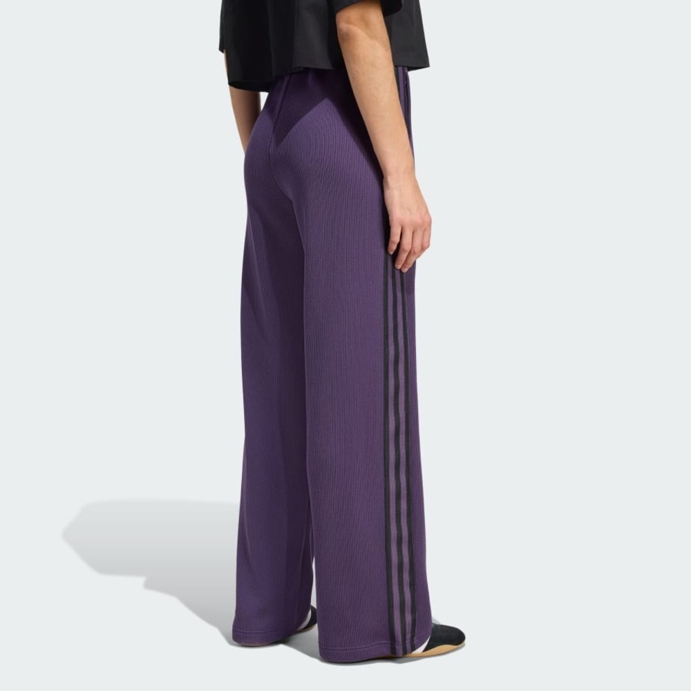 Adidas Women's Purple Firebird Wide-Leg Pants - Picture 4 of 12